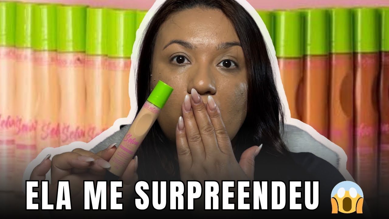 TESTEI A BASE MISS RÔSE SELVA NEON 💄 Será que vale a pena mesmo? | Primeiras impressões reais!
