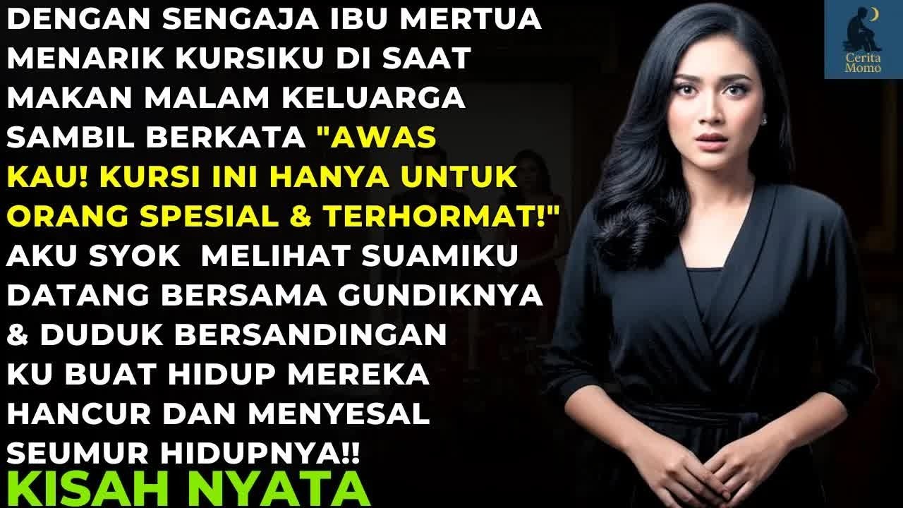 ＂AWAS KAU! KURSI INI UNTUK ORANG SPESIAL!＂ MERTUAKU SYOK SAAT TAHU GUNDIK ITU PENIPU BESAR..