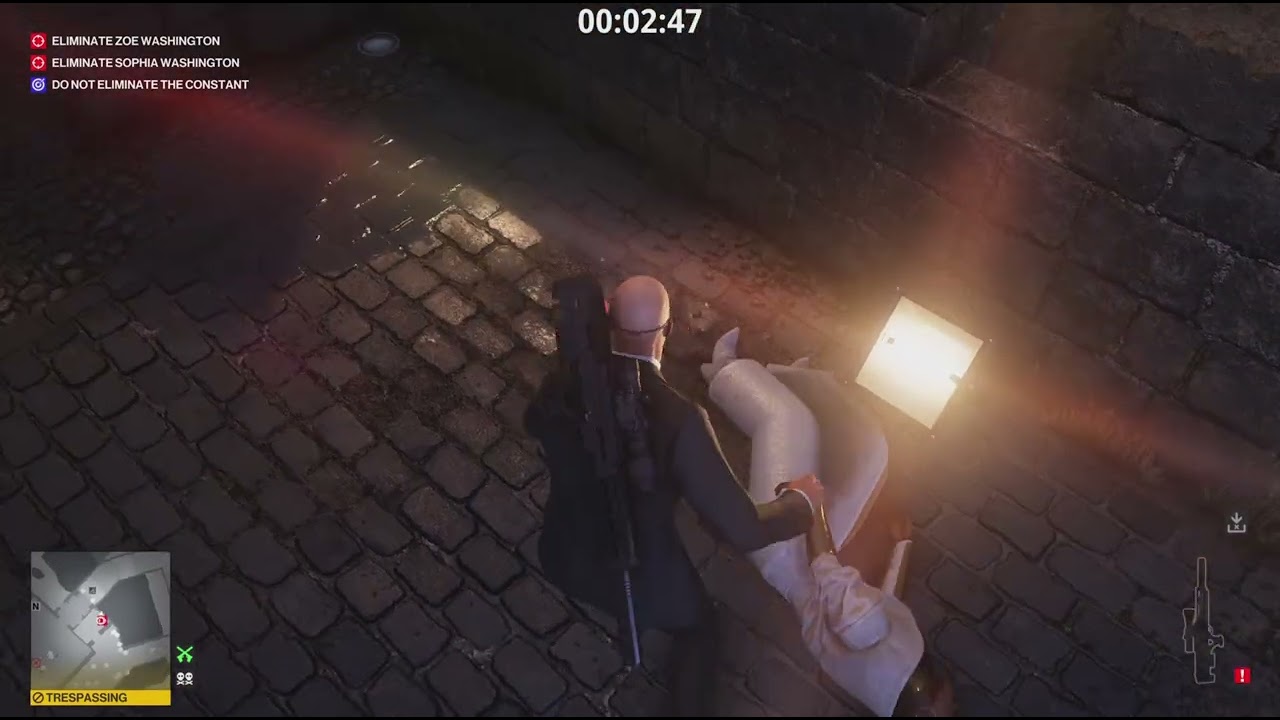 Hitman WOA Isle of Sgail Silent Assassin Suit Only & Sniper Assassin