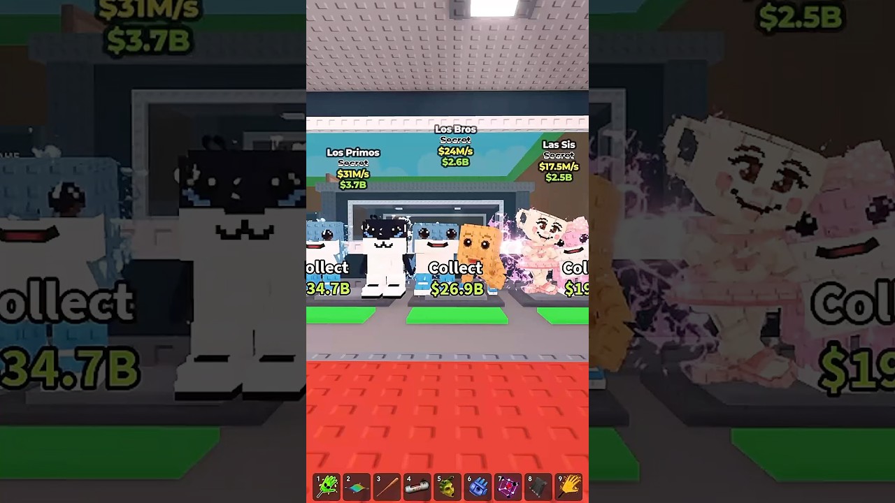 LOS PRIMOS with LOS BROS & LAS SIS! #roblox #stealabrainrot