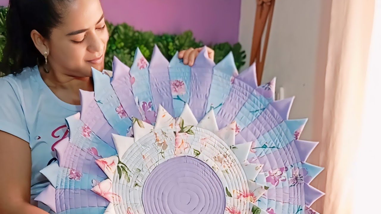 ''Transforme retalhos em arte: Aprenda a fazer um tapete colorido''