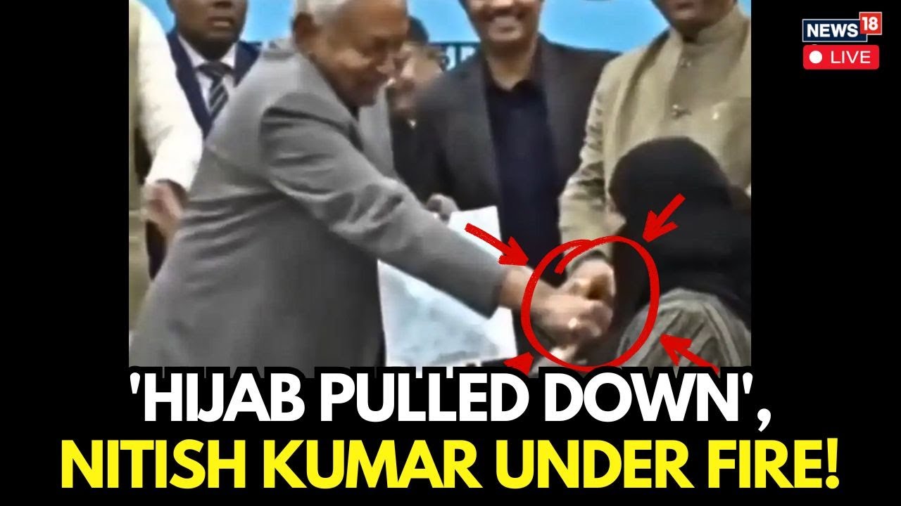 LIVE |Nitish Kumar Under Fire After Pulling Down Hijab Of Muslim Beneficiary During Job Letter Event