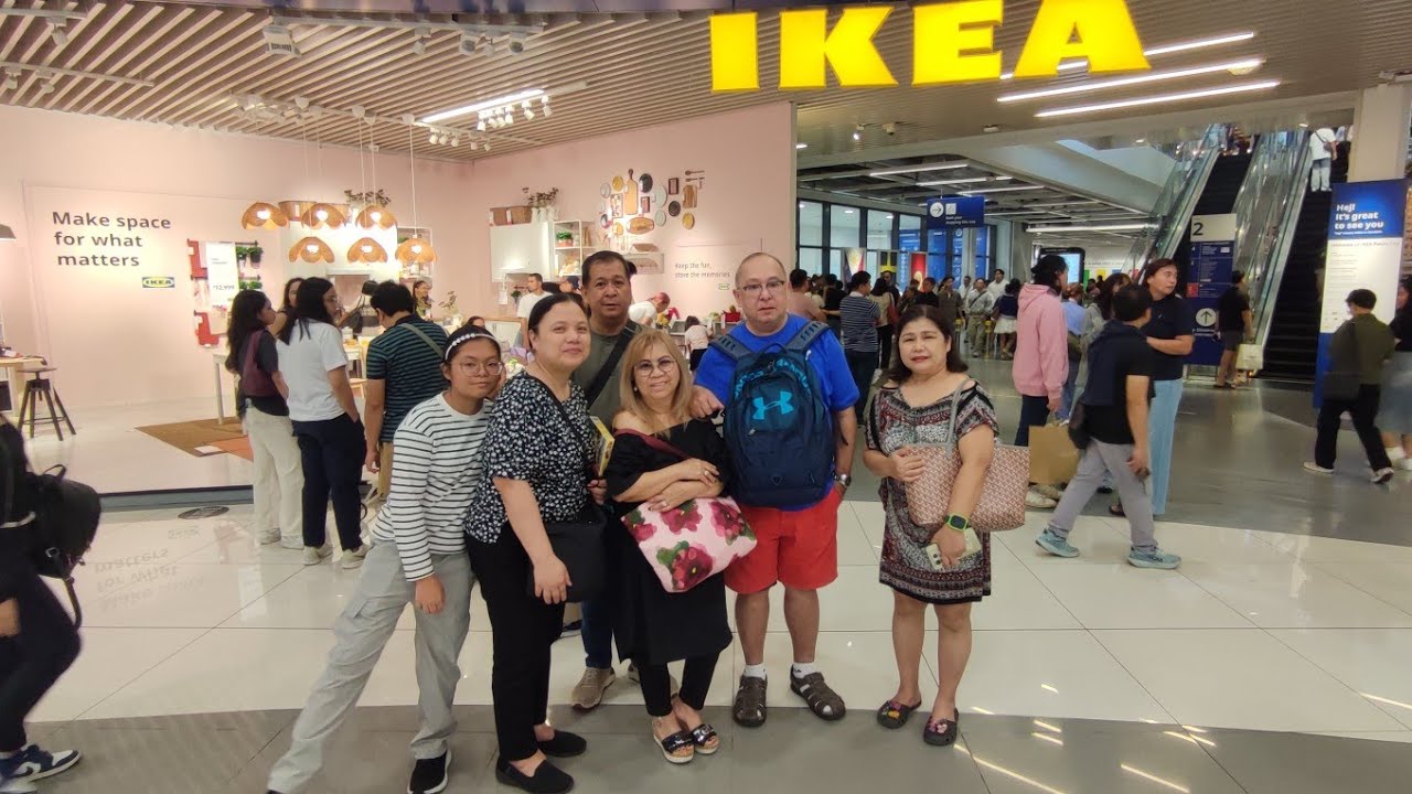Sunday morning going to church. Jan. 11, 2026. And stroll and eat in swedish resto in IKEA