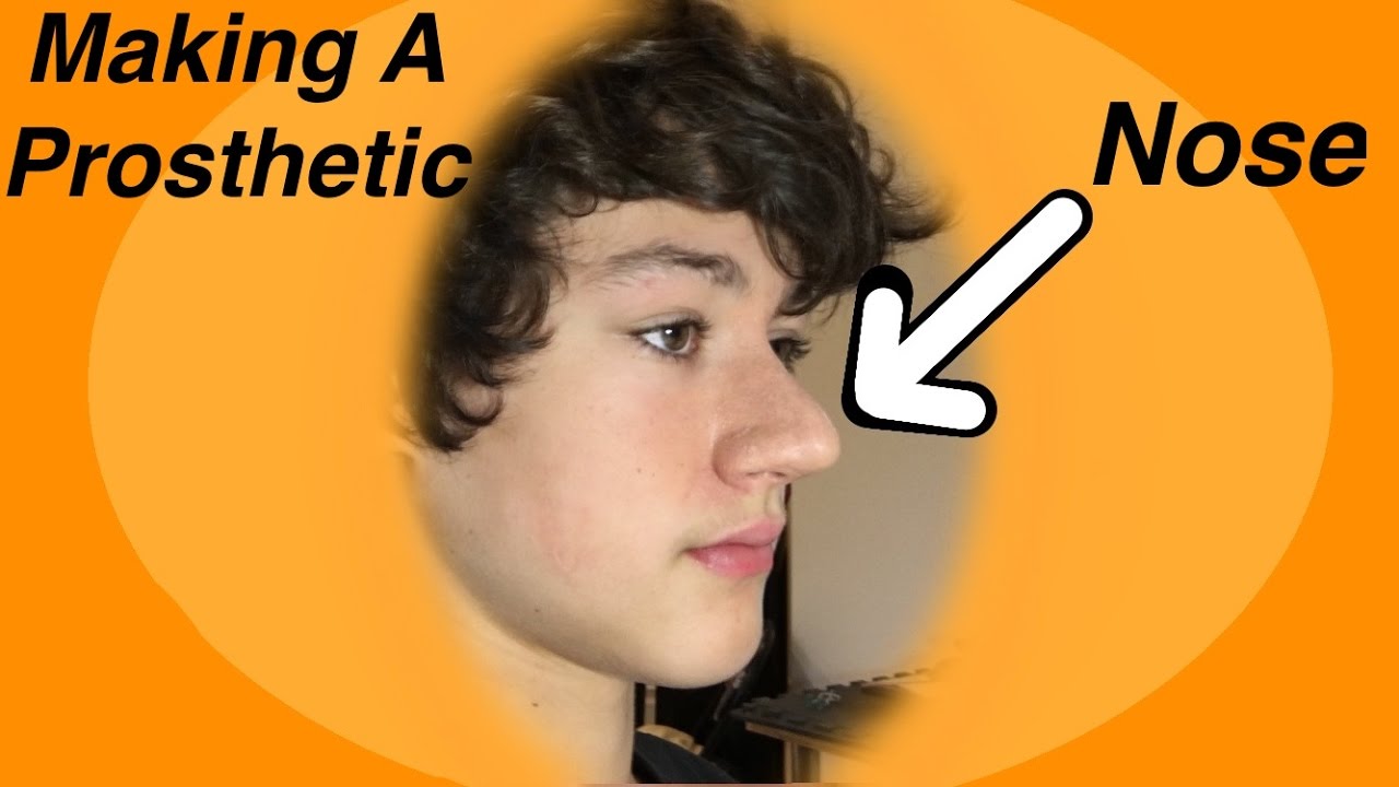 Making And Applying A Gelatin Prosthetic Nose