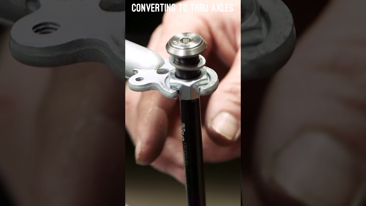 Converting bike to thru axles 