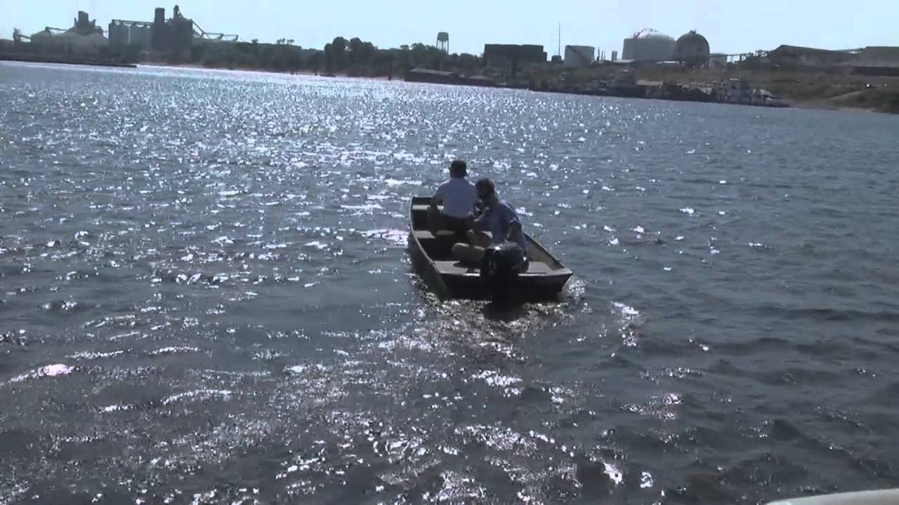 2011 pre-owned Nissan 15HP Four Stroke on an Alumacraft 1436LT