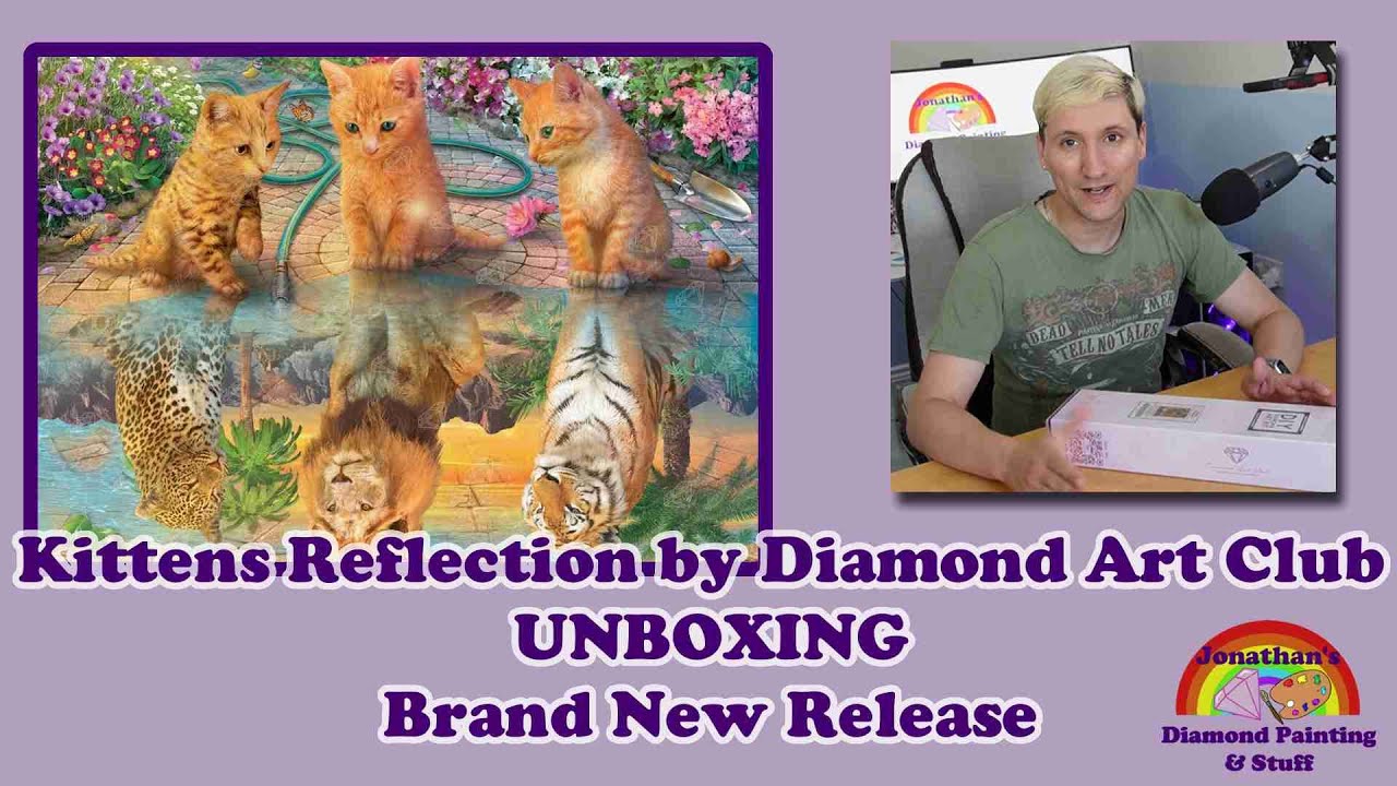 Kittens Reflection by Eduard/ ArtBeat Studio -Diamond Art Club Kit- UNBOXING!