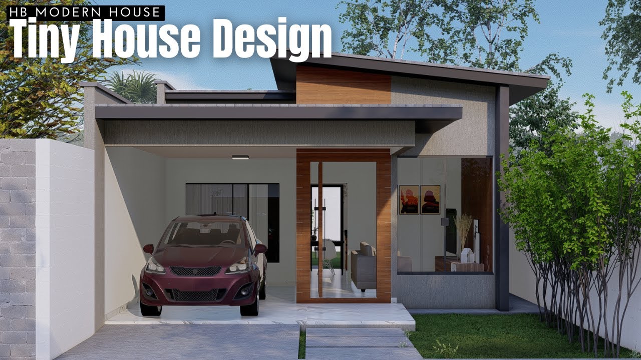 Tiny House Design Idea 78m&sup2;  |  1-bedroom tiny house