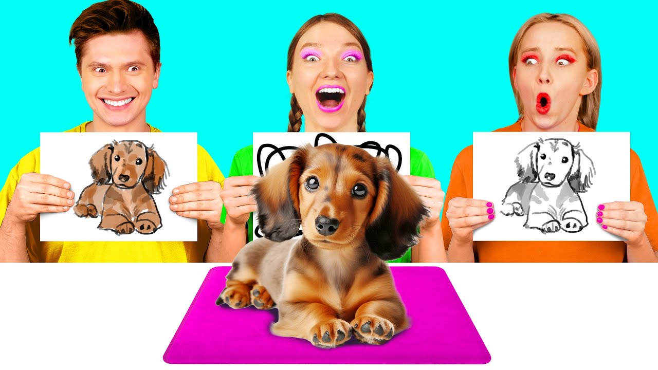 Кто Лучше Нарисует Предмет, Получит Его | Война Пранков от HAHANOM Challenge