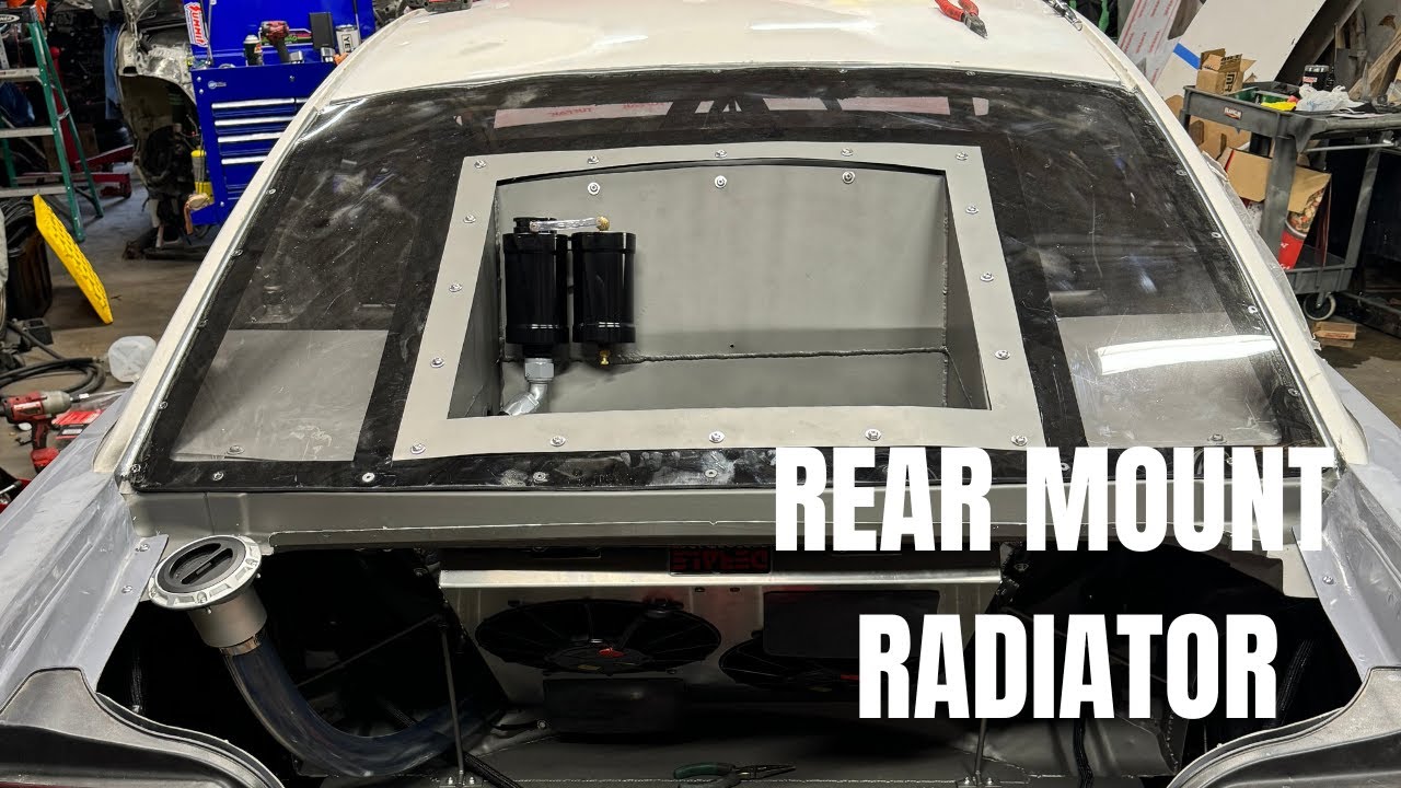 Rear Mount Radiator on a DRIFT CAR!