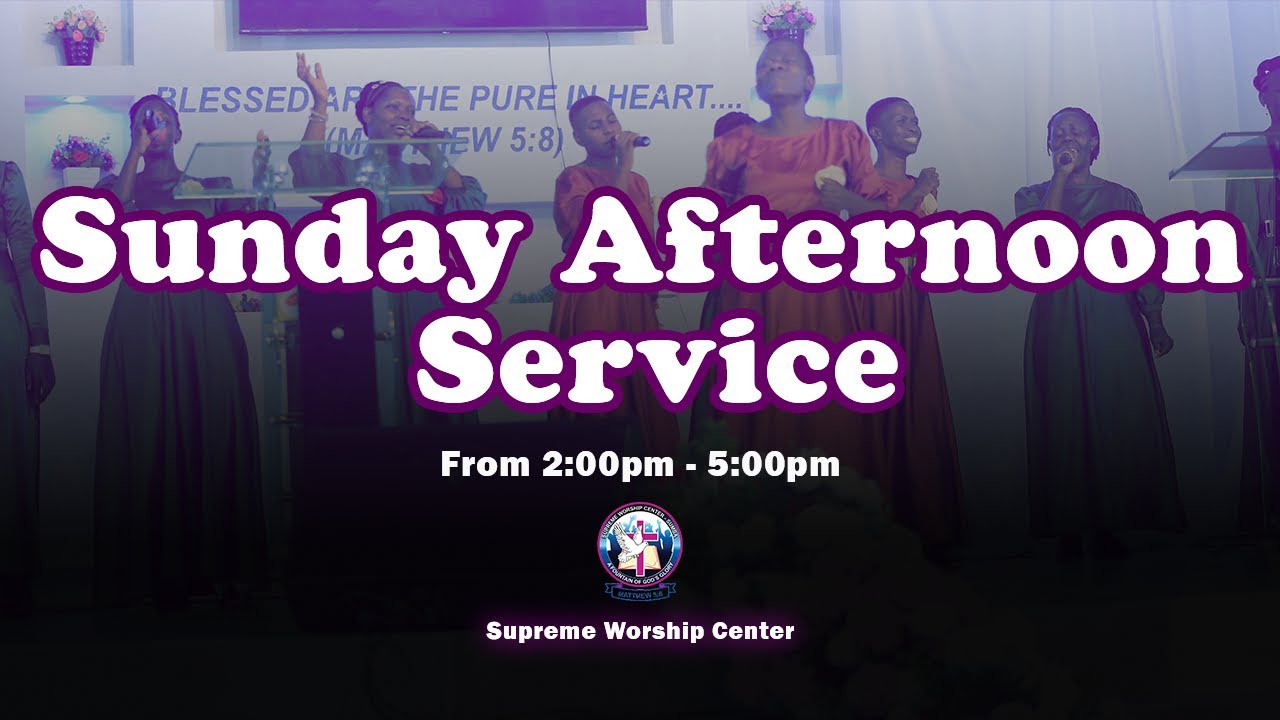 SWC: SUNDAY AFTERNOON SERVICE 01st 03 2026