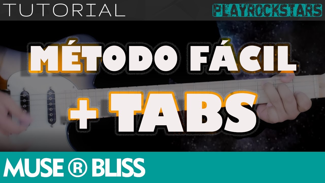 como tocar BLISS en guitarra MUSE ⭐️ TUTORIAL / ACORDES / RITMO / TABS