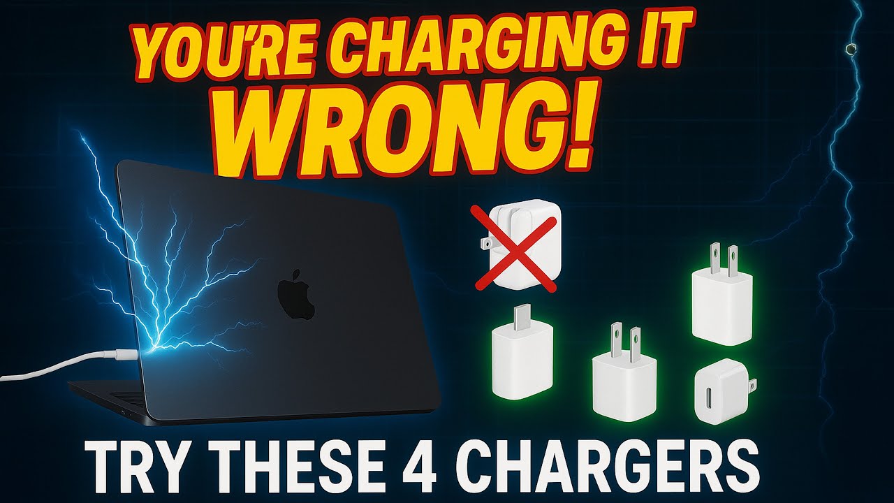 You&rsquo;re Charging Your M4 MacBook Air WRONG! Try These 4 Chargers!