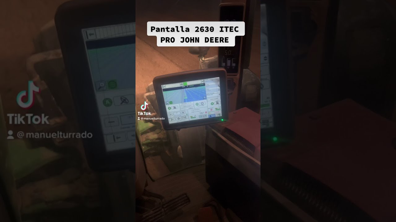 Pantalla 2630 de John Deere iTEC Pro con gestión de cabecera #johndeere #itec #greenstar