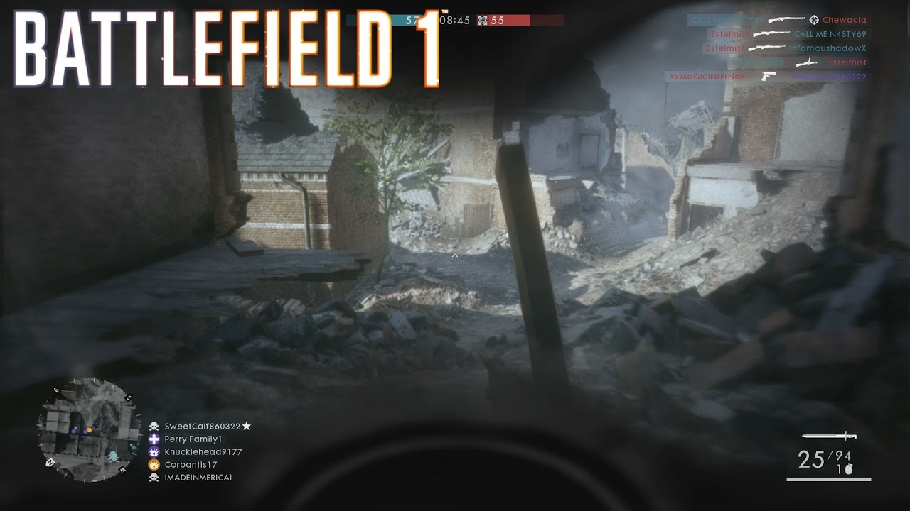 Battlefield 1 Multiplayer #11 ::TDM:: Gas Mask On Challenge - No Commentary