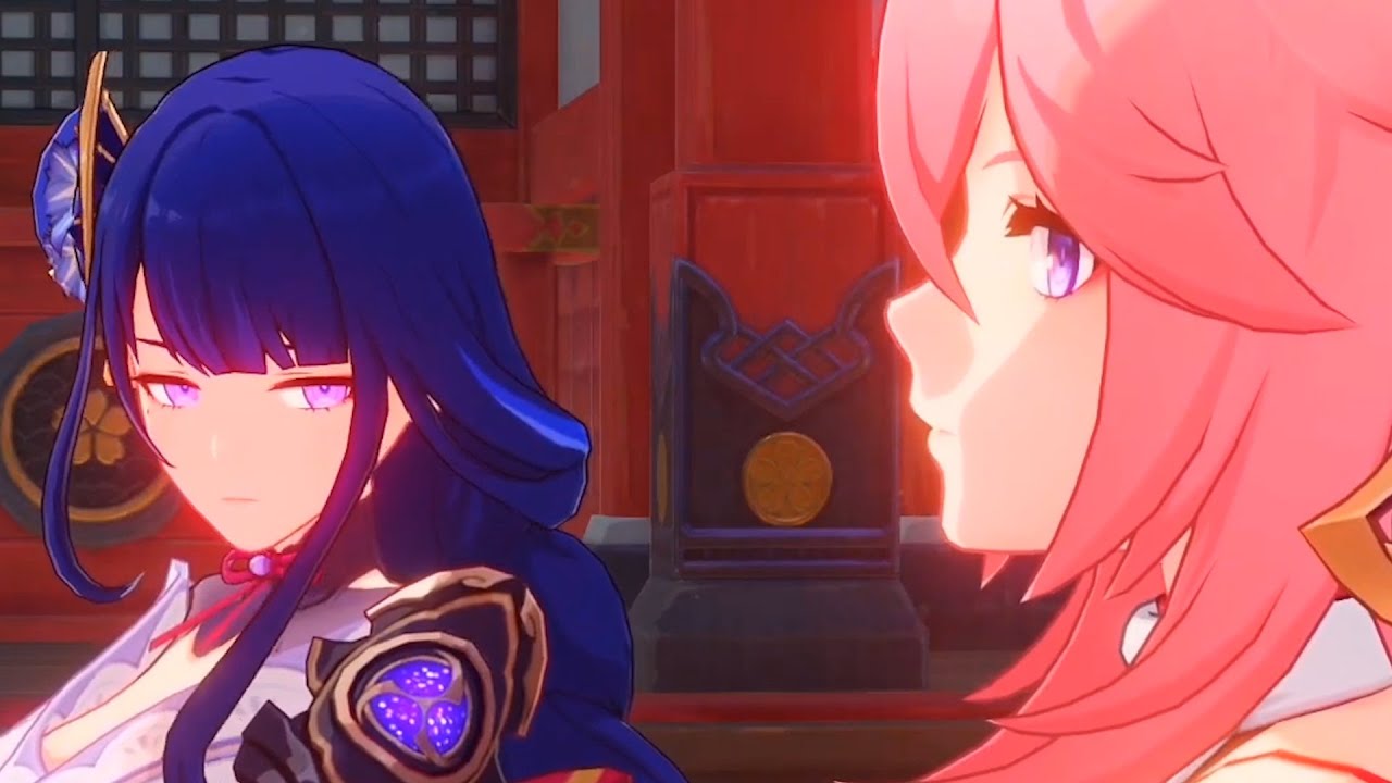 Yae Miko Teasing Ei