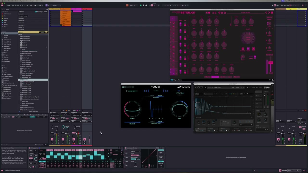 Resampling Unfiltered Audio Battalion (Ableton Techno from Scratch)