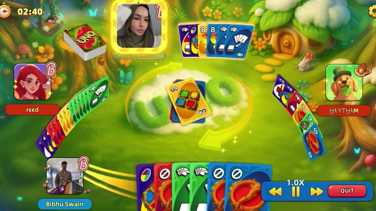Мобильная игра UNO!! Играйте на полную катушку! 1000 сбросьте все +6, часть -3 🥳🥳
