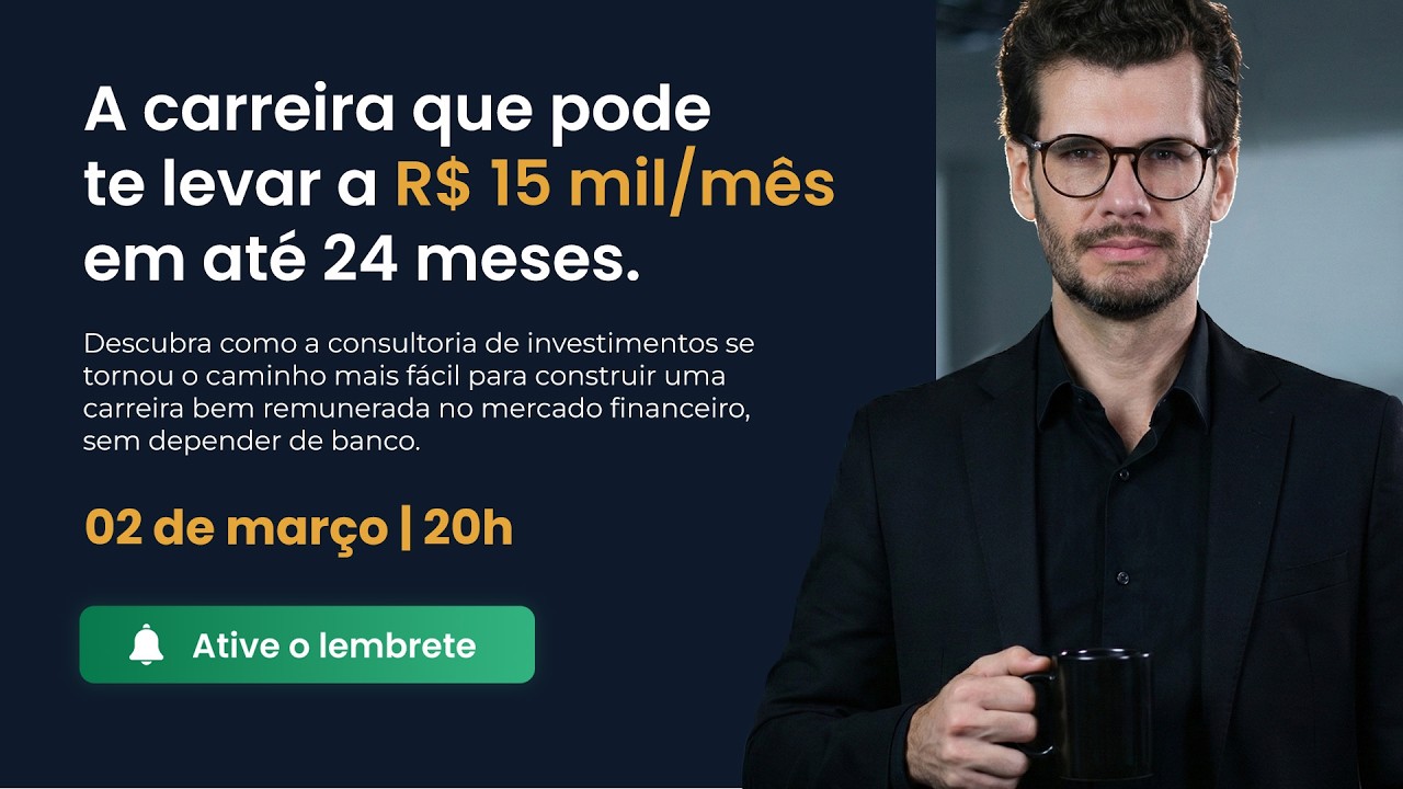 LIVE Plano 15x24 | Como construir uma carreira de até R$15 mil no mercado financeiro