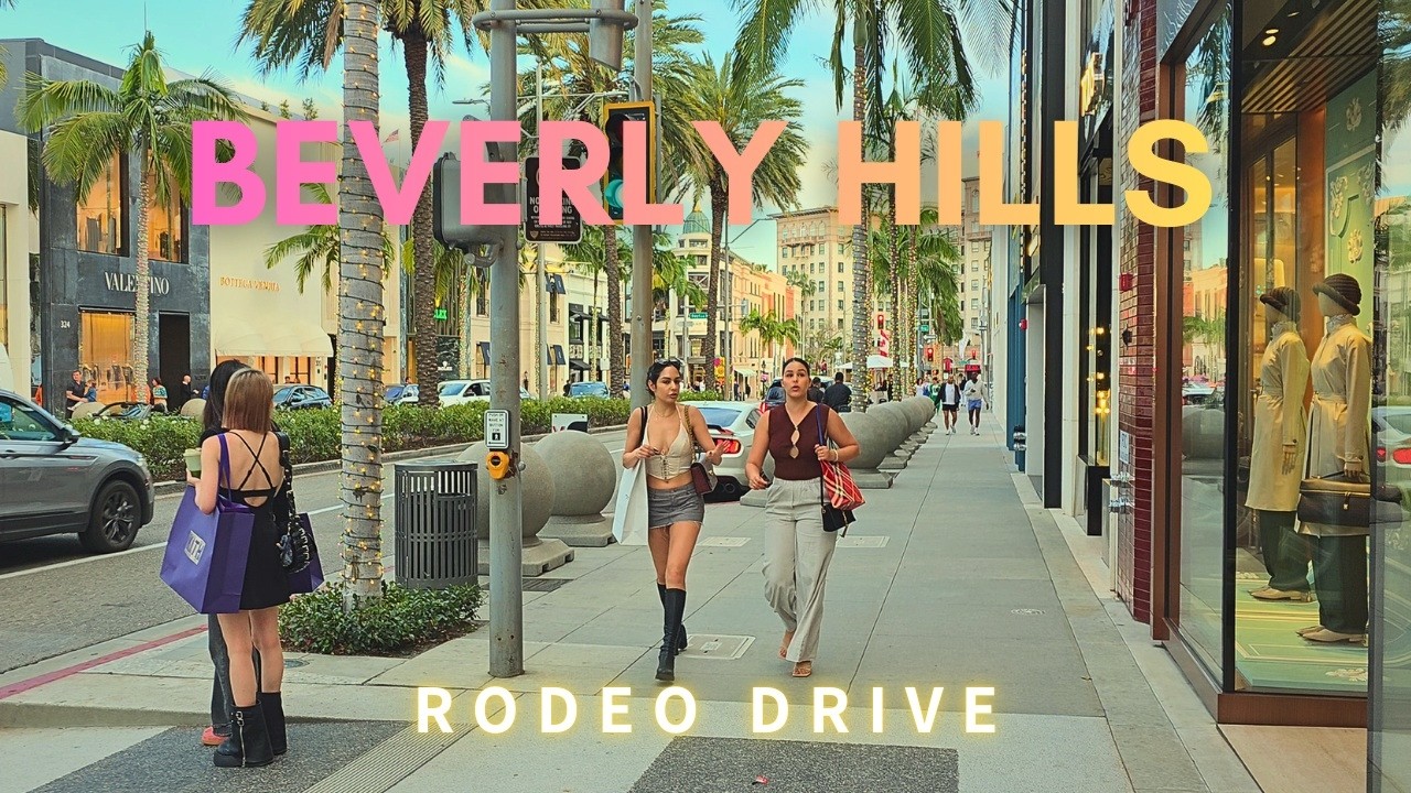 Life in Beverly Hills |  Walking Tour in the most expensive neghbourhood 4K
