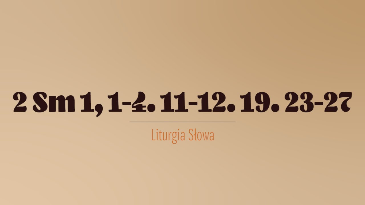 #PierwszeCzytanie | 24 stycznia 2026