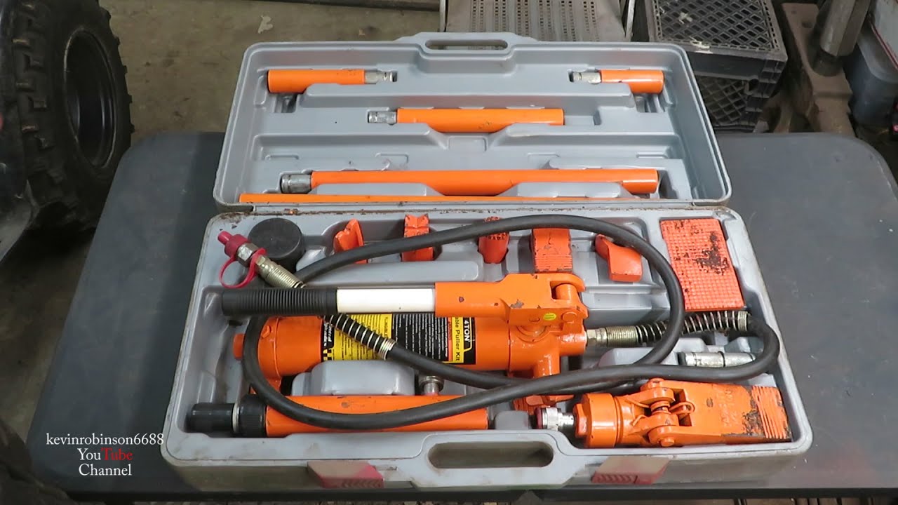 4 Ton Heavy Duty Portable Hydraulic Equipment Kit
