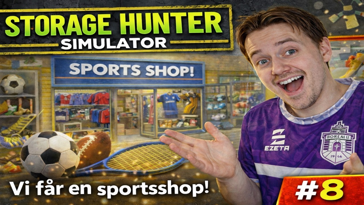 Vi får en sportsshop! | Storage Hunter Simulator EP8