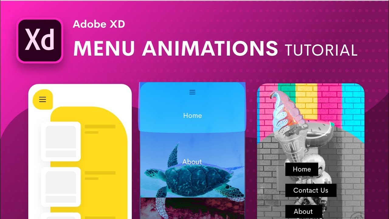 Blend Mode Menu Animations in Adobe Xd | Auto Animate | Design Weekly