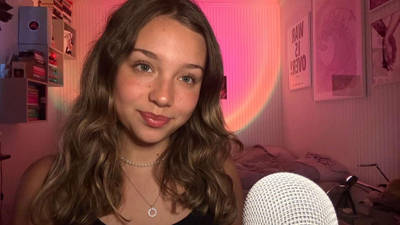 ASMR | Whisper Ramble! 💗😴 (clicky whispers and visuals) 