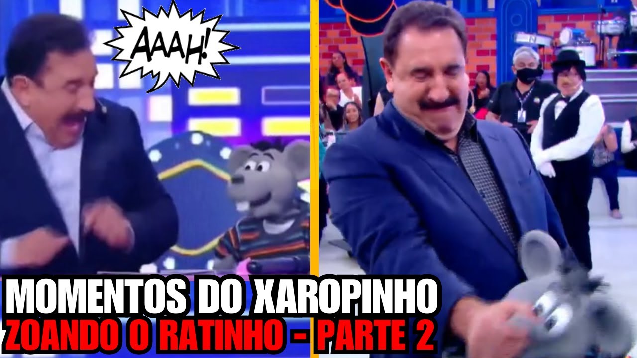 Os MELHORES MOMENTOS do Xaropinho tirando SARRO do Ratinho - Parte 2
