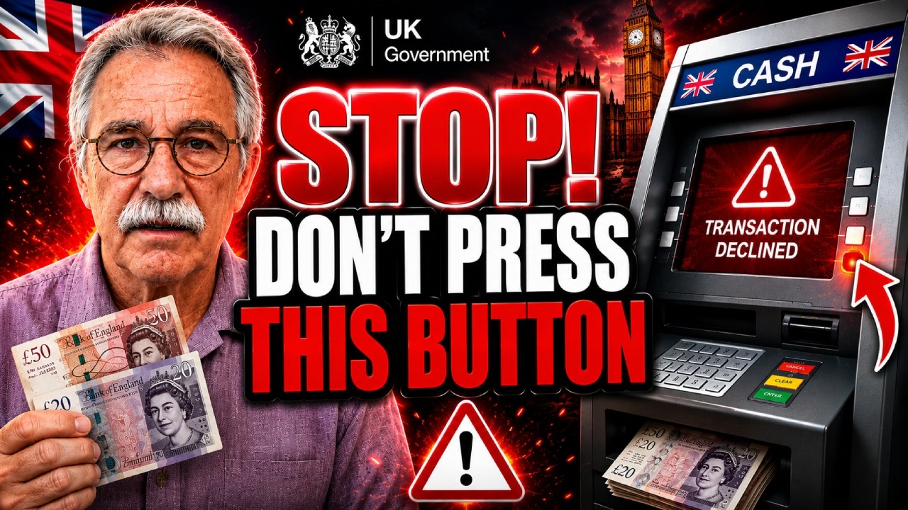 🚨 SENIORS STOP! UK Government Changes Cash Withdrawal Rules Today &mdash; Don't Press This ATM Button
