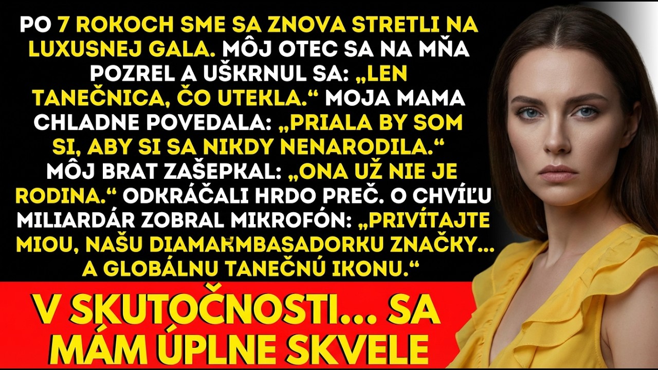 Rodina ma na gala nazvala „len tanečnicou“ — potom ma miliardár vymenoval za ambasádorku.