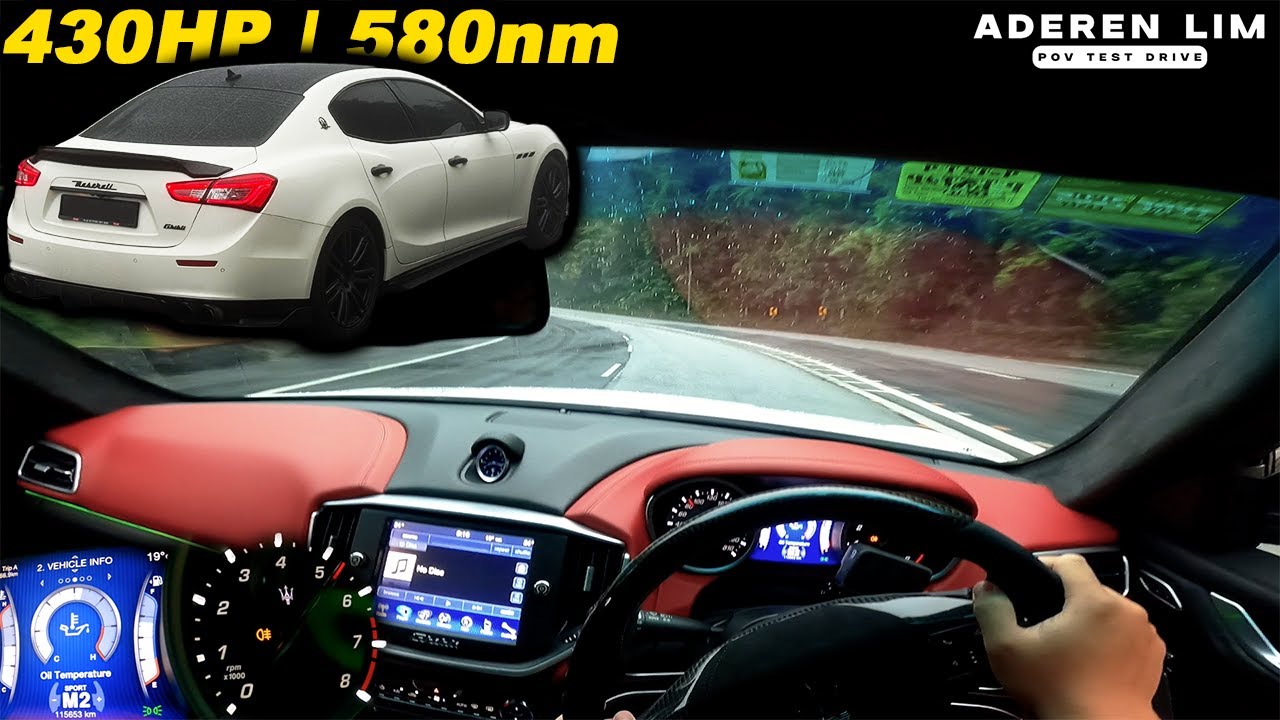 Part 2/2 | 2015 Maserati Ghibli S V6 | Malaysia #POV [Genting Run 冲上云霄] [CC Subtitle]