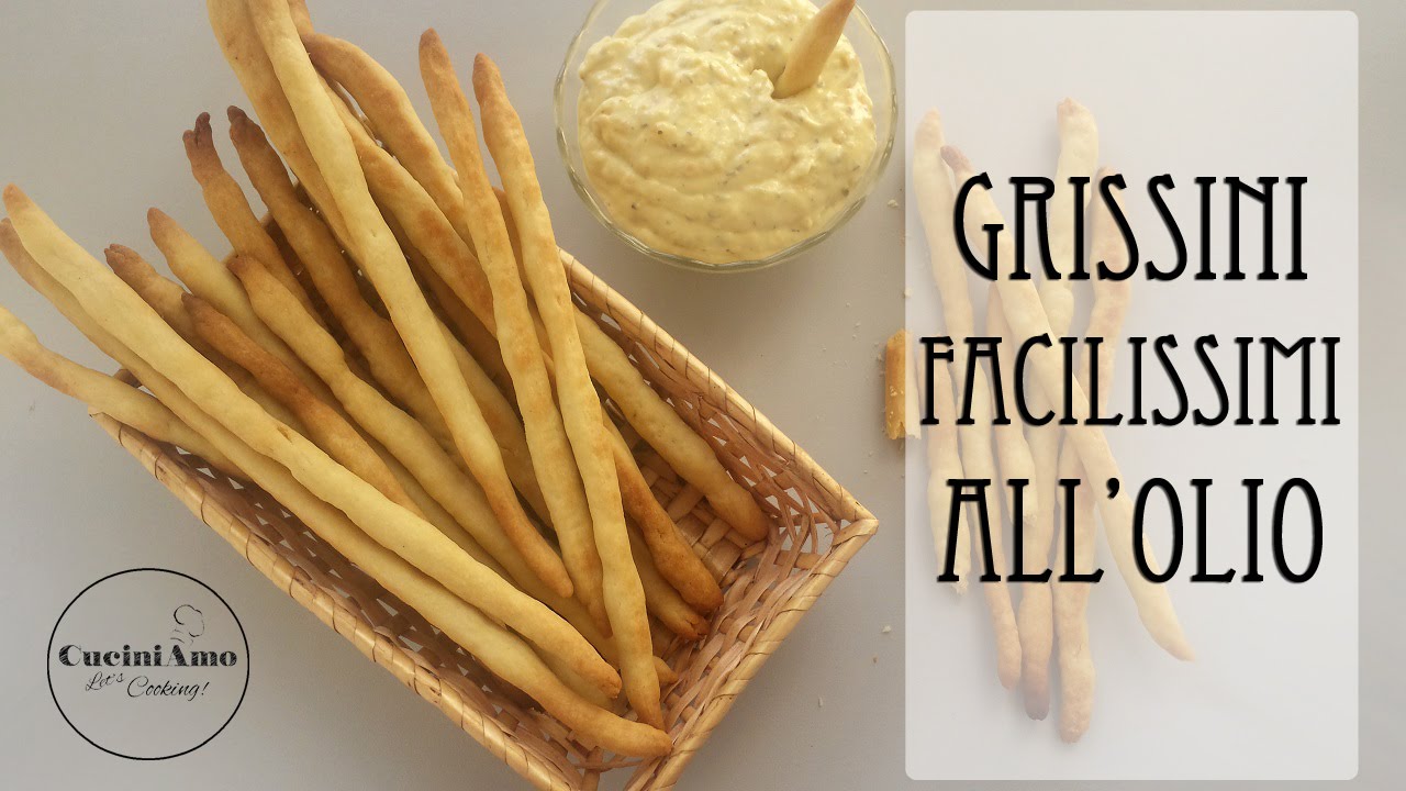GRISSINI FACILISSIMI ALL'OLIO!