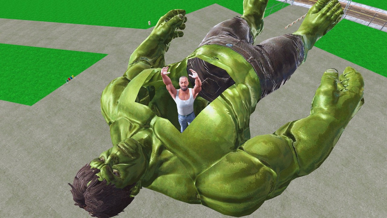 Franklin Enter inside Hulk Body - Indian Bikes Driving 3D