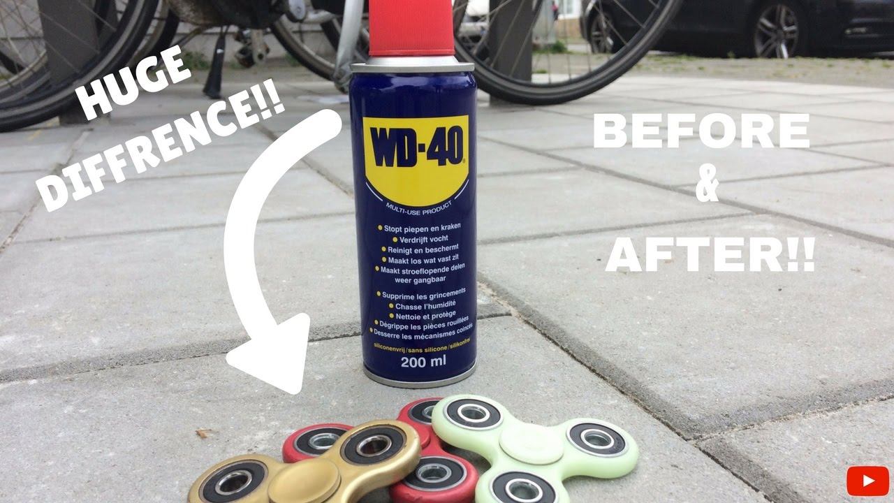 Does WD-40 Make your Figet spinner FASTER??!