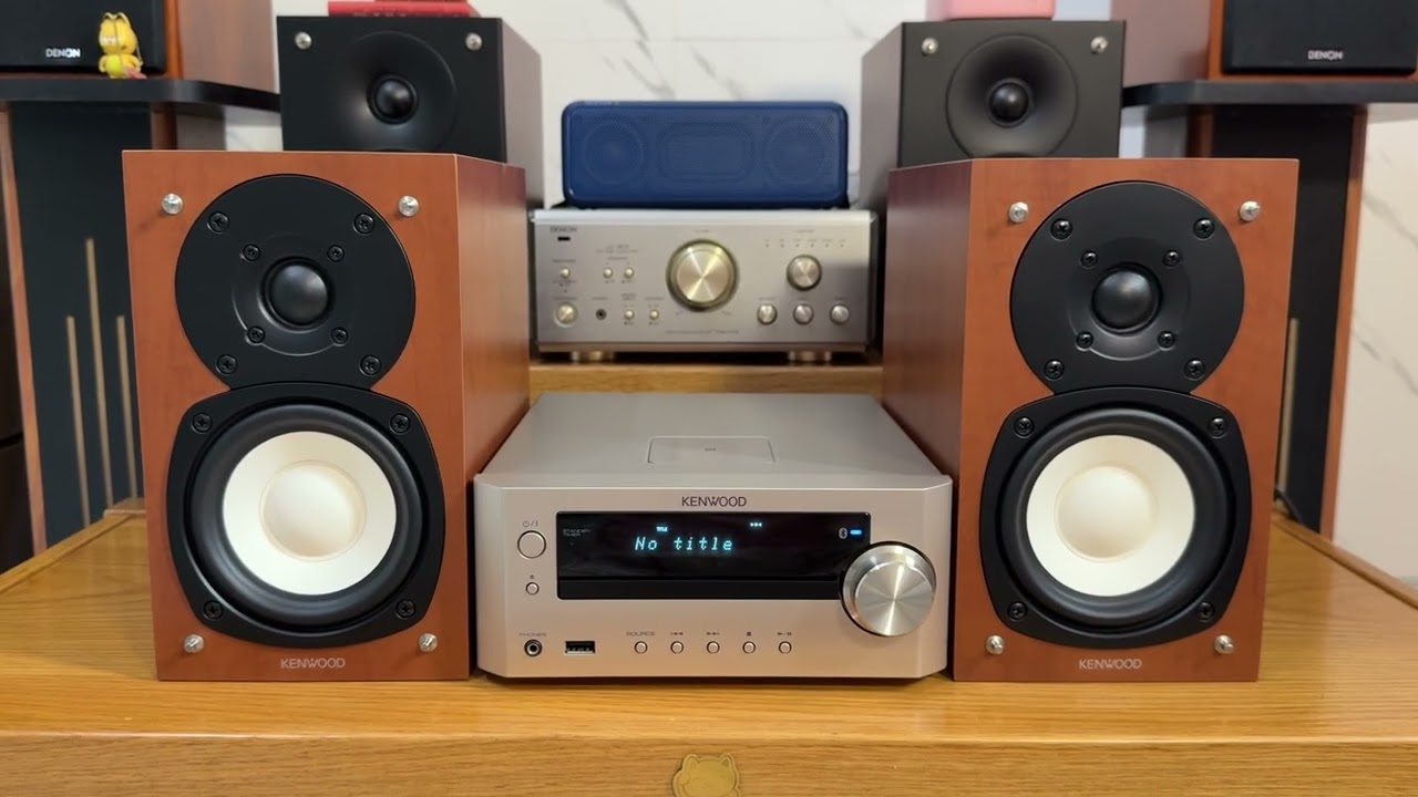 Dàn mini kenwood k505 Tích hợp sẵn bluetooth cho ae chơi nhạc tiện lợi Lh : 0934103306 zalo e