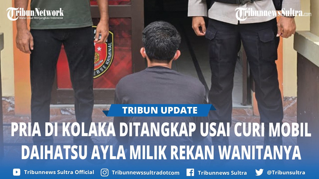 Pria Bawa Kabur Mobil Rekan Wanitanya Usai Cekcok di Kamar Hotel Kolaka, Kini Ditangkap Polisi