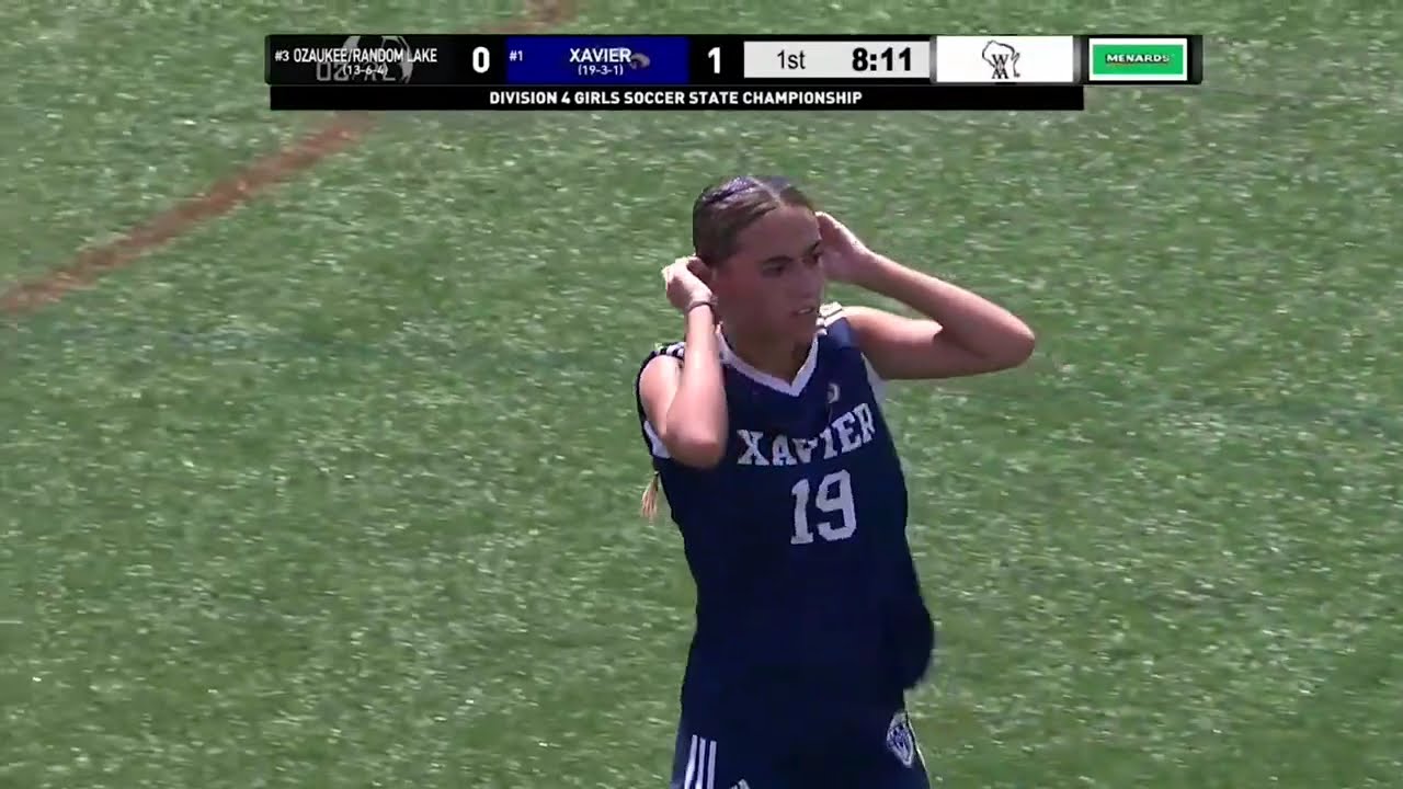 Full Game: D4 Girls Soccer Championship - Xavier vs Ozaukee/Random Lake