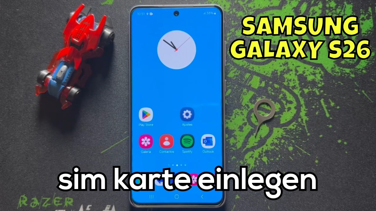 Samsung Galaxy S26 sim karte einlegen