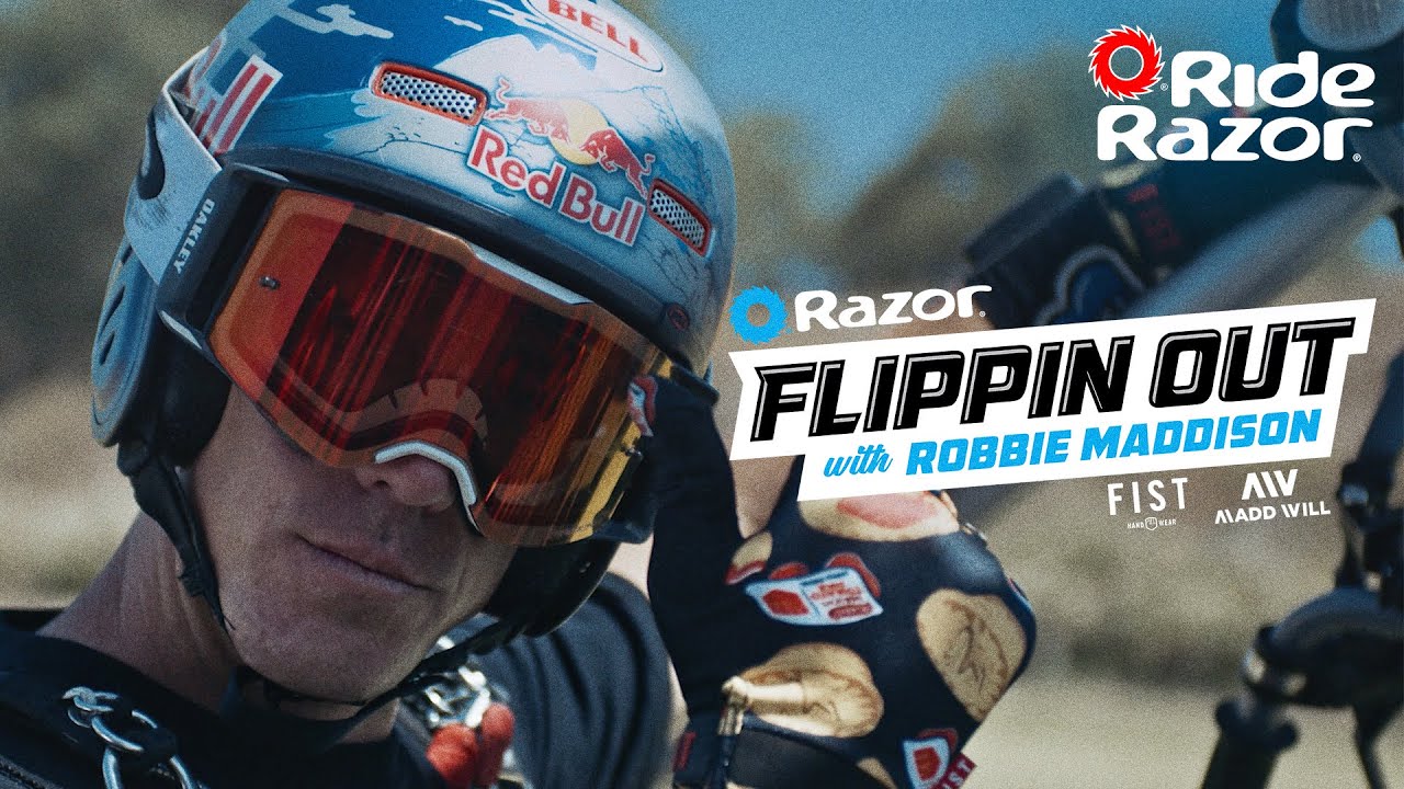 Flippin Out With Robbie Maddison (BTS) - RideRazor