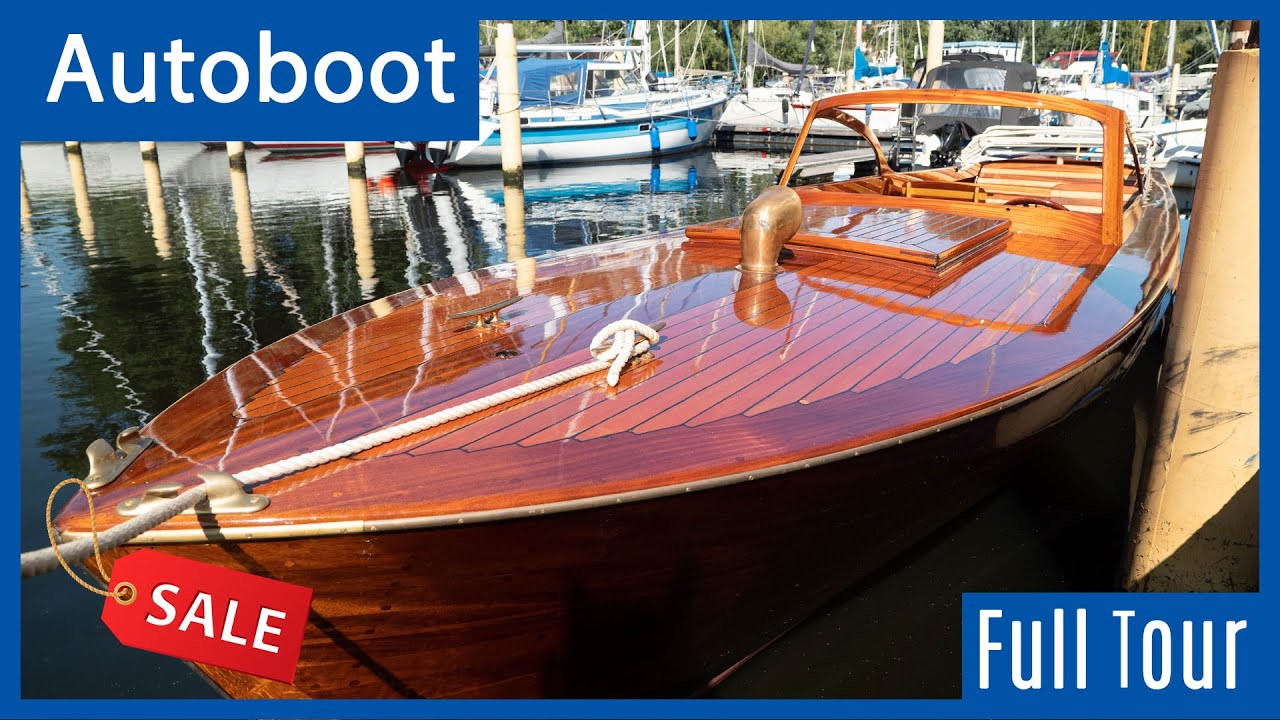 Autoboot zu verkaufen - toller Klassiker der Fritz Staack Werft