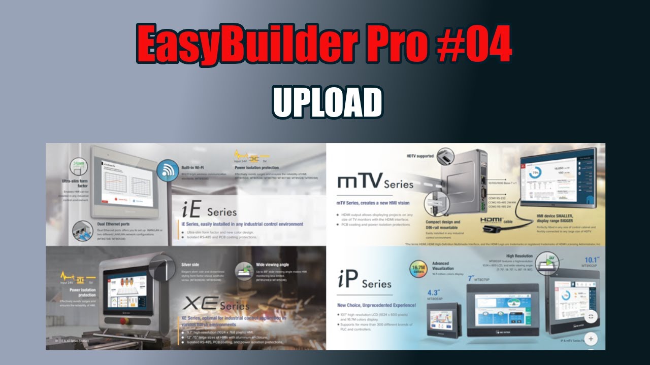 EasyBuilder Pro #04 -  UPLOAD