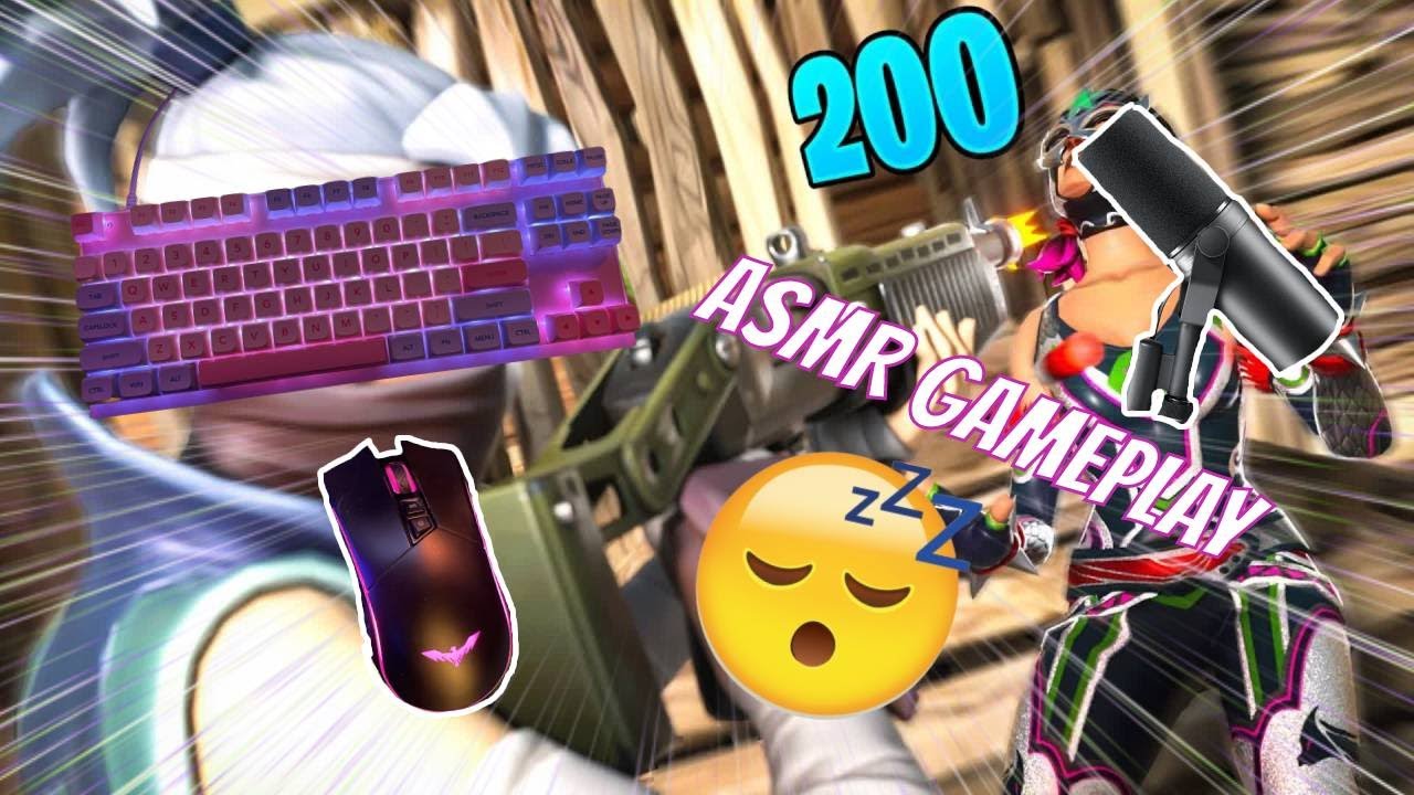 Custom Keyboard ASMR Chill🤩Satisfying Gameplay Keyboard Fortnite