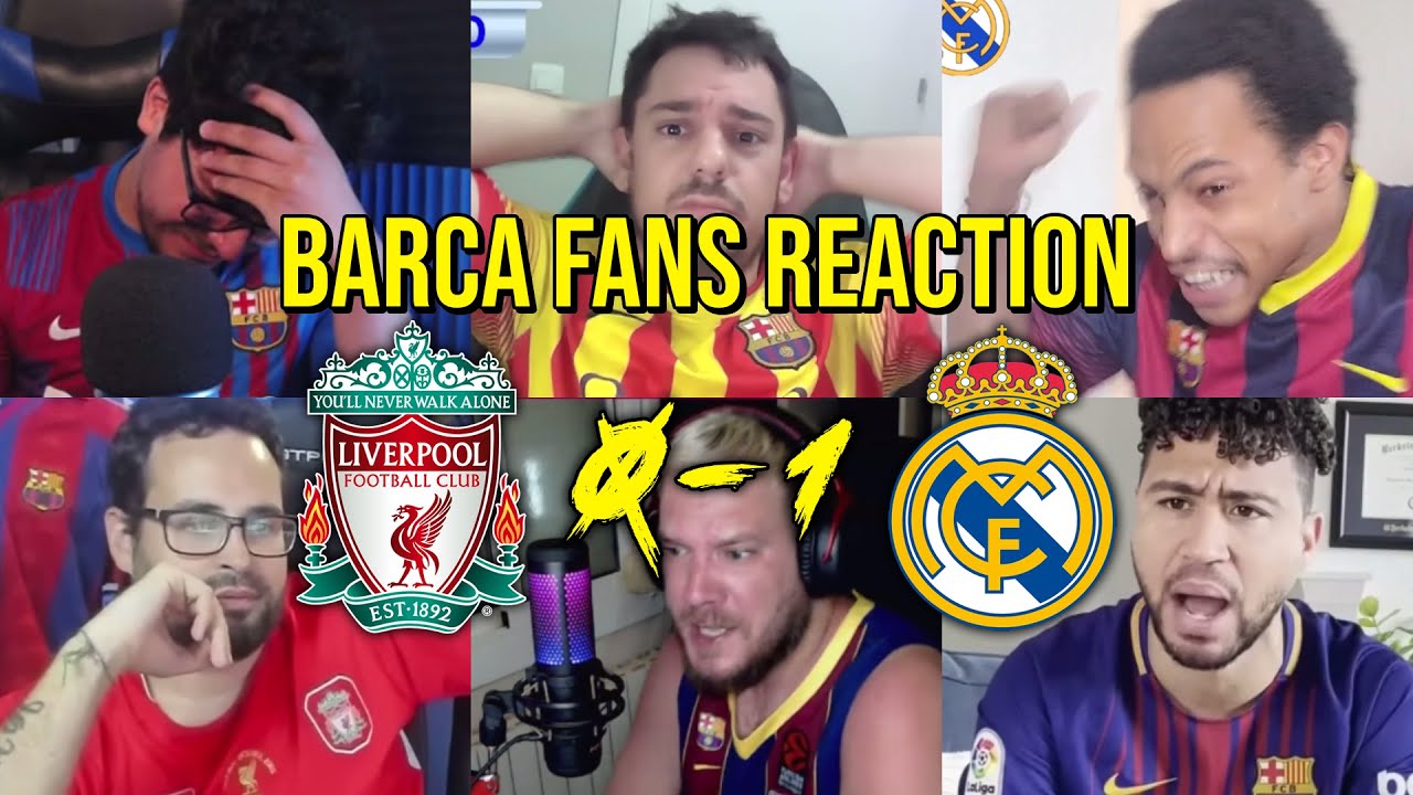 BARCA FANS REACTION TO LIVERPOOL VS REAL MADRID (UCL FINAL) | FANS CHANNEL