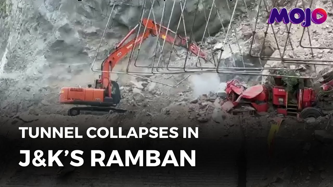 J&K | Tunnel On Jammu-Srinagar Highway Collapses | 1 Dead, 9 Trapped | Rescue Operations Underway