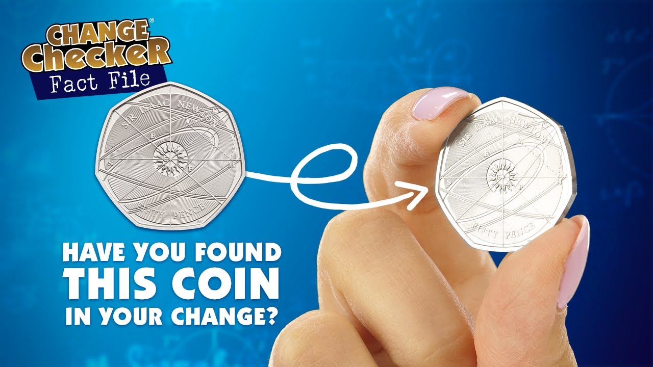 Have you found this coin in your change? The Sir Isaac Newton 50p
