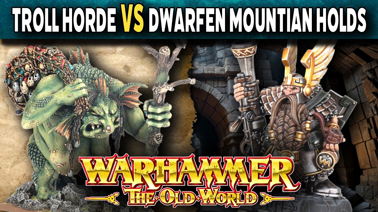 Орки и гоблины против горных крепостей гномов &mdash; отчёт о битве в Warhammer: The Old World.