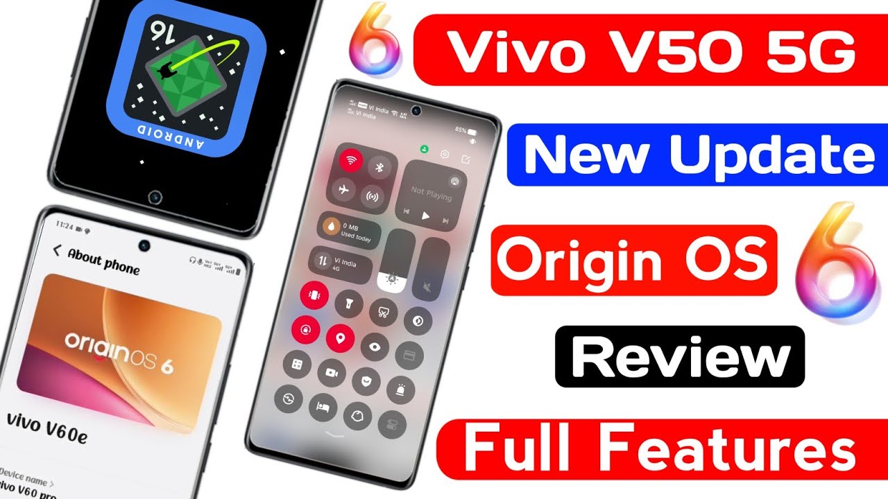 vivo v50 android 16 update hidden features | vivo v50 origin os 6 android 16 update features