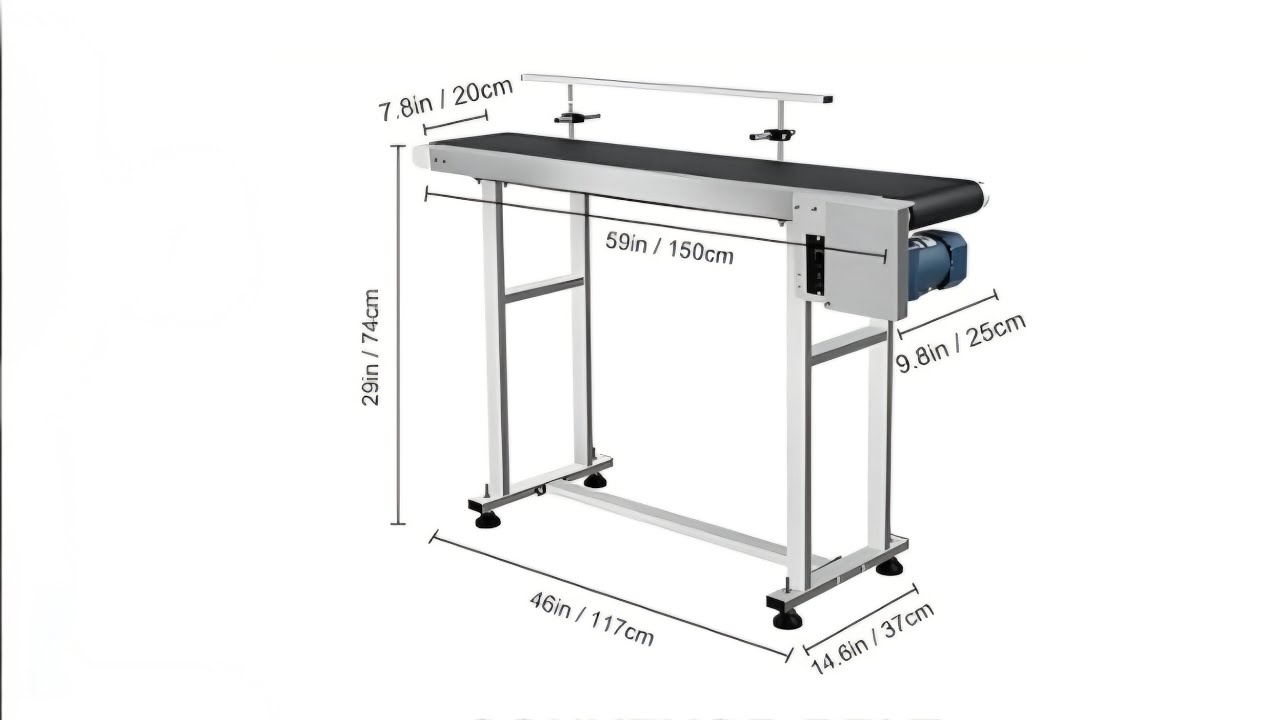Conveyer Belt Setup for Batch coding machine Tutorial 